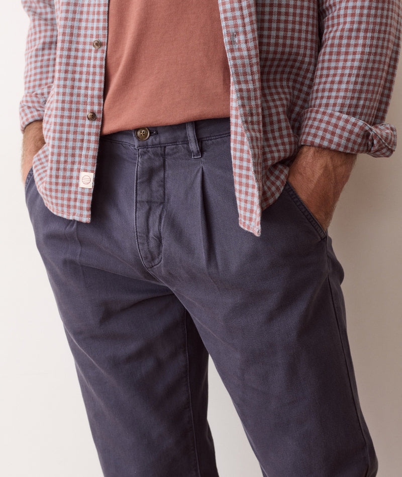The Rowan Pleated Trouser - Relaxed Fit
