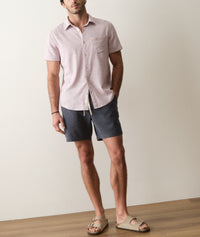 Stretch Selvage Short Sleeve Shirt