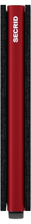 SECRID SLIMWALLET MATTE BLACK & RED