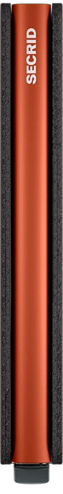 SECRID SLIMWALLET MATTE TRUFFLE & orange